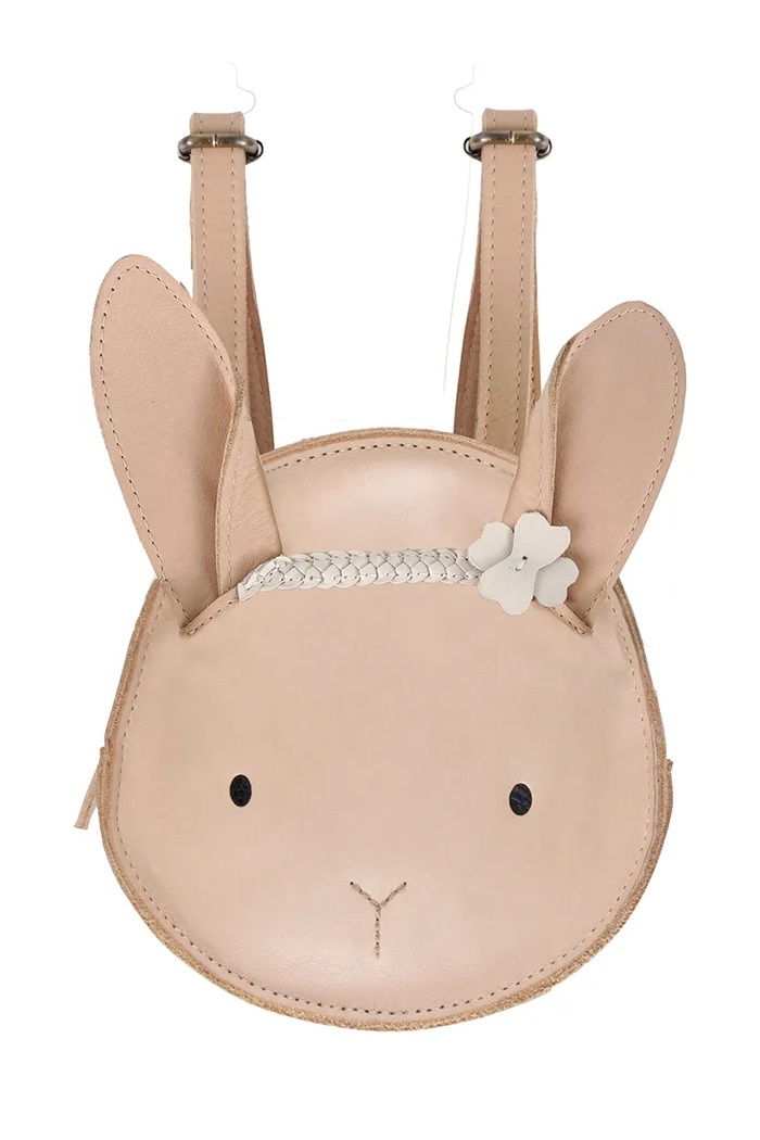 Donsje Rucsac din piele pentru copii Stelloux Backpack Bride 5521201 bej SS25