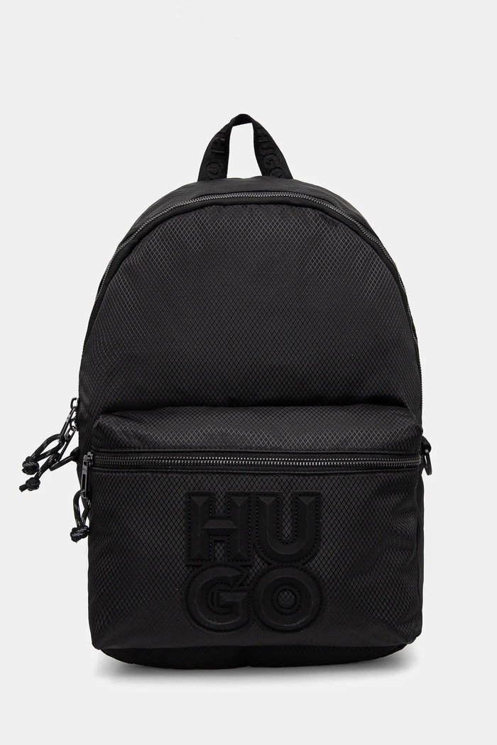 HUGO plecak tekstylny czarny 50536026