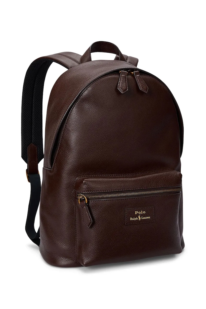 Dodaci Kožni ruksak Polo Ralph Lauren 405962456 smeđa