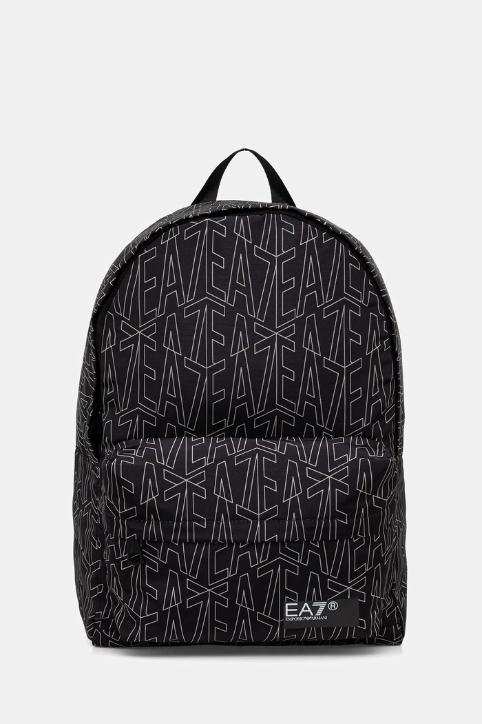 Ruksak EA7 Emporio Armani vzorovaný čierna AF10465.7X000001