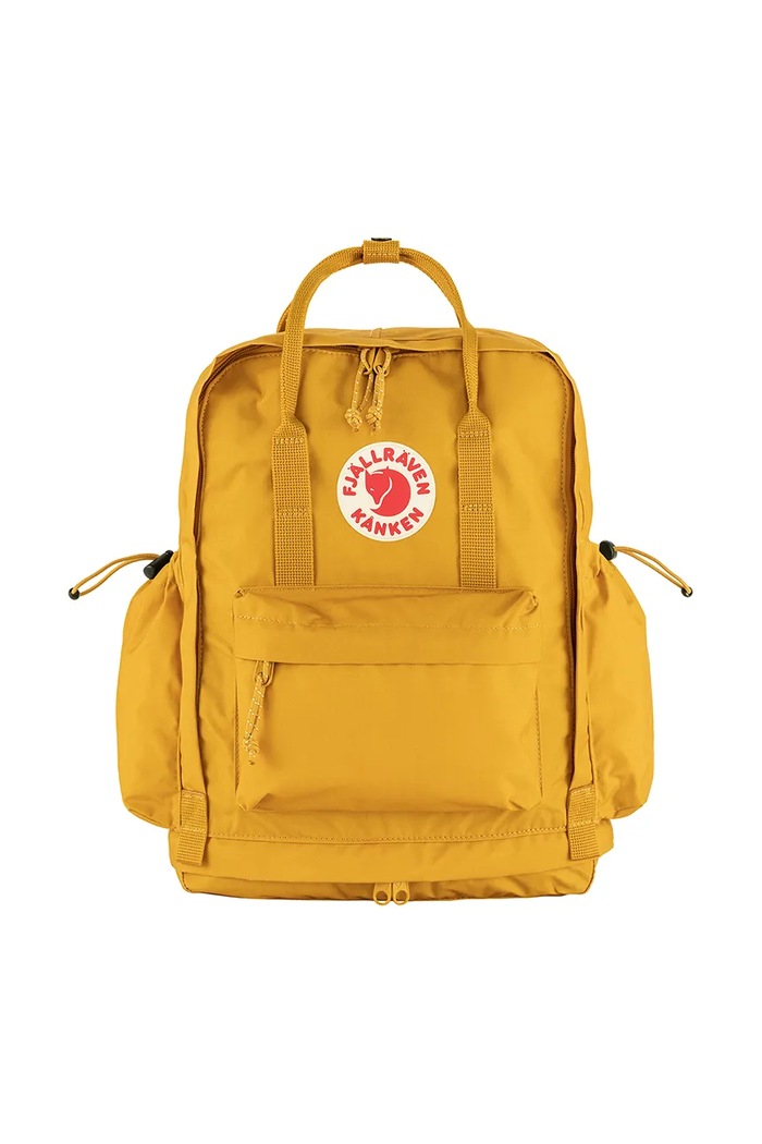 Σακίδιο πλάτης Fjallraven Kanken υφασμάτινο κίτρινο F23200251