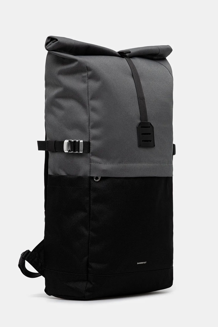 Рюкзак Sandqvist Icon Rolltop M 251404103 чёрный SS25