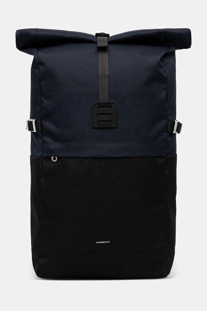 Рюкзак Sandqvist Icon Rolltop M гладкий чорний 251404504
