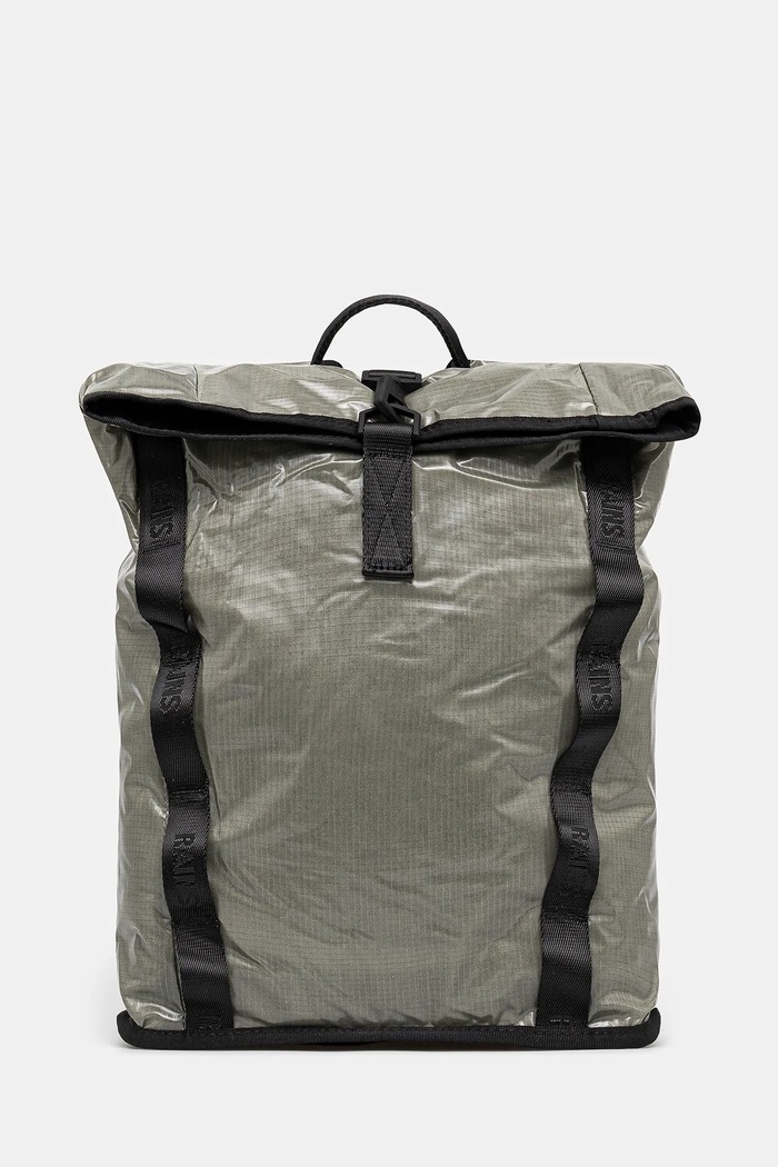 Rains plecak Sibu Rolltop Rucksack Mini W3 mieści A4 zielony 14740.108