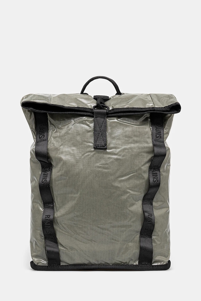 Rains plecak Sibu Rolltop Rucksack Mini W3 mieści A4 zielony 14740.108