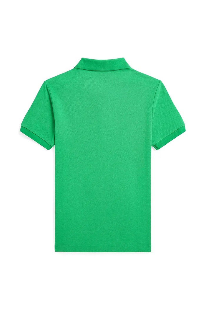 Polo Ralph Lauren polo bawełniane dziecięce 323708857182 zielony SS25