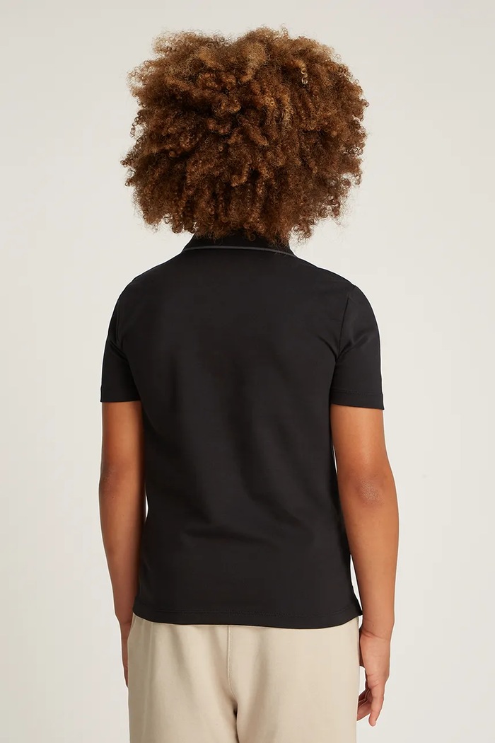Calvin Klein Jeans tricou polo copii 0 negru IB0IB02370.PPYA