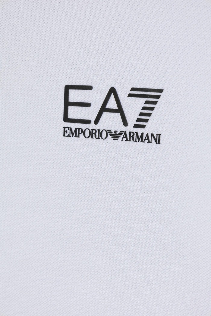 Момче Детска тениска с яка EA7 Emporio Armani 7B000023.AF12901 бял