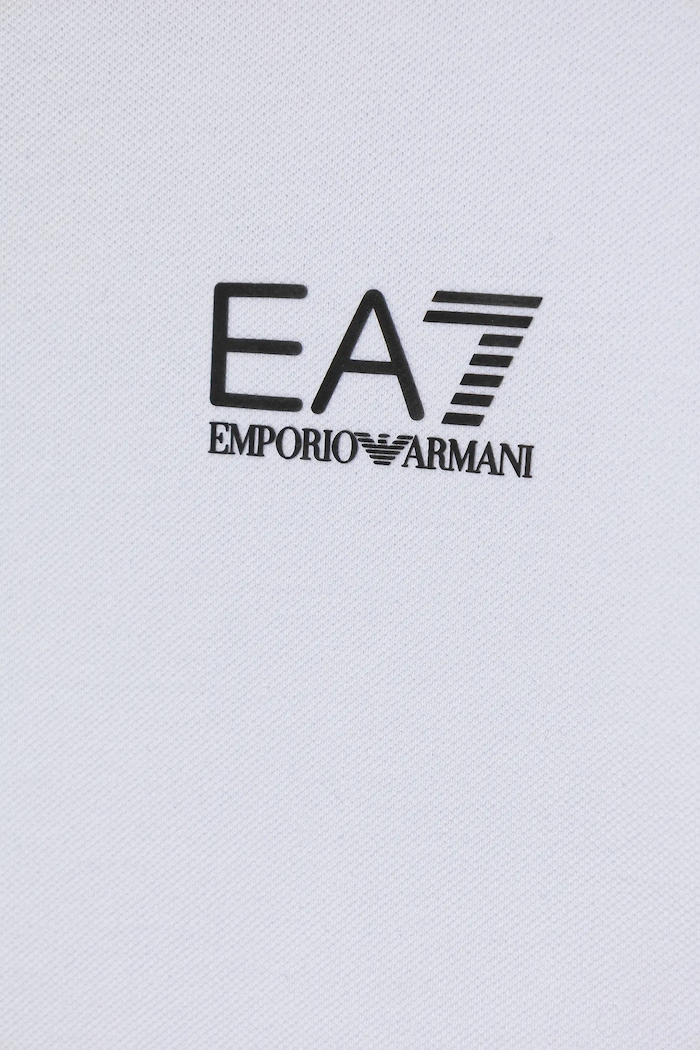 Момче Детска тениска с яка EA7 Emporio Armani 7B000023.AF12901 бял