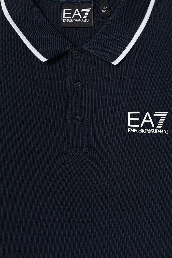 Băieți EA7 Emporio Armani tricou polo copii 7B000023.AF12901 bleumarin