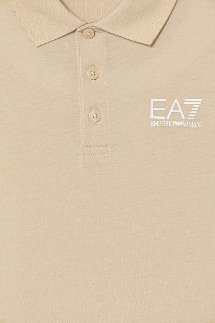 Chlapec EA7 Emporio Armani polo tričko detské bavlnené 7B000022.AF10378 béžová