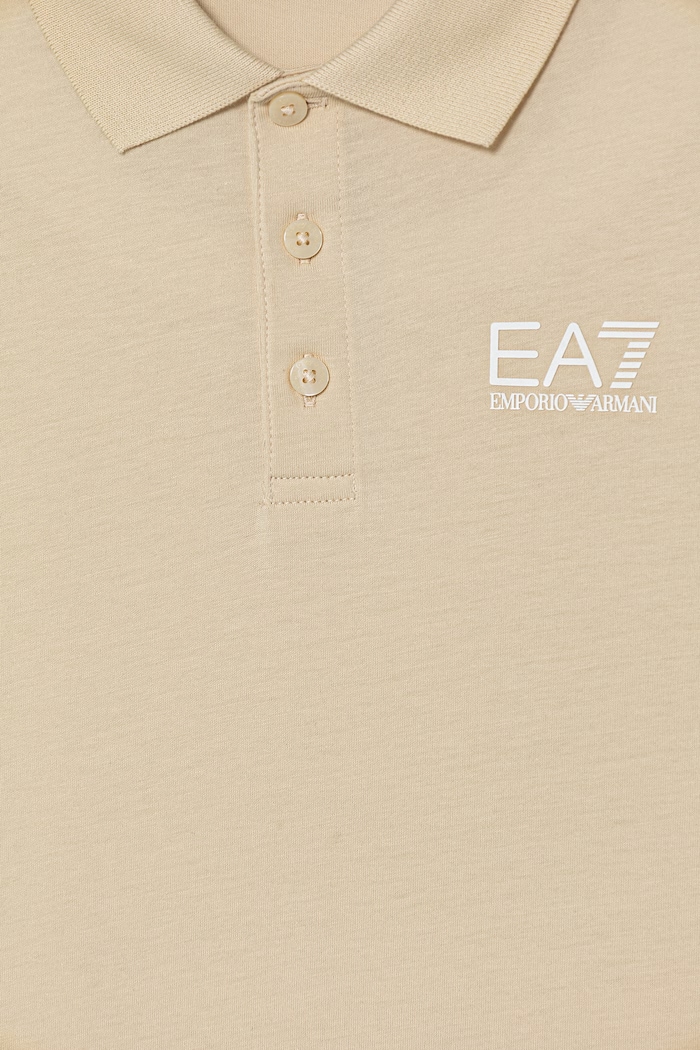 Chlapec EA7 Emporio Armani polo tričko detské bavlnené 7B000022.AF10378 béžová