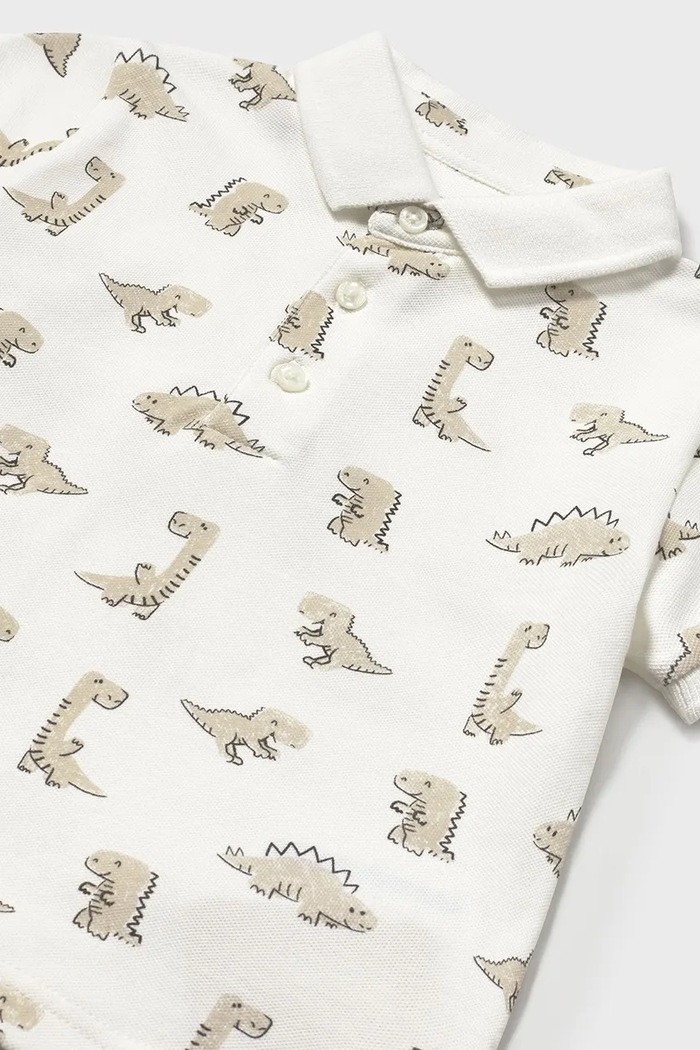 CHLAPEC Dětské polo tričko Mayoral 1109.3F.Baby.PPYA béžová