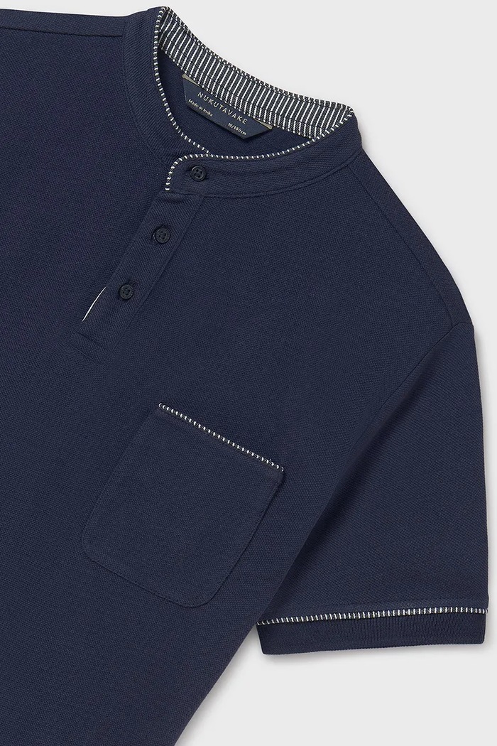 Mayoral polo bawełniane dziecięce granatowy 6131.7C.Junior.PPYA