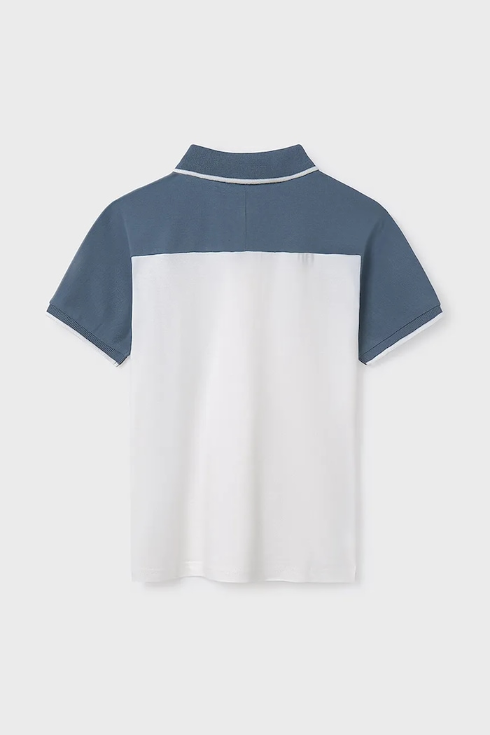 Mayoral tricou polo copii 6134.7E.Junior.PPYA albastru SS25