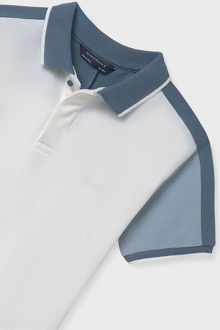 Băieți Mayoral tricou polo copii 6134.7E.Junior.PPYA albastru