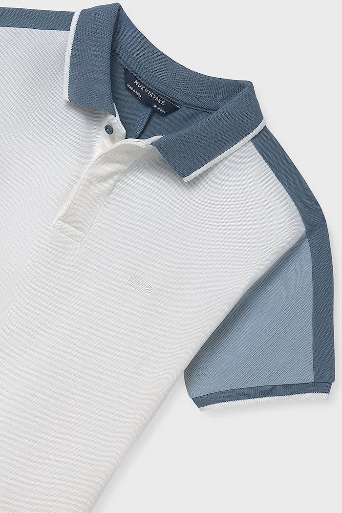 Băieți Mayoral tricou polo copii 6134.7E.Junior.PPYA albastru