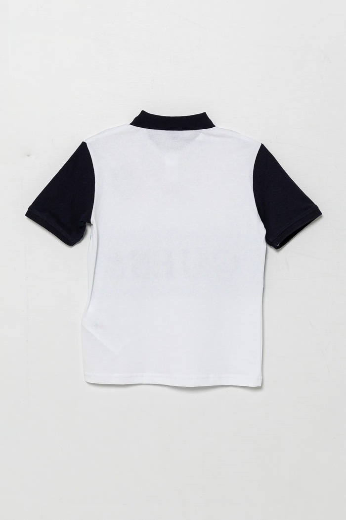 Otroški bombažen polo Guess L5GP00.KADZ4.PPYA bela SS25