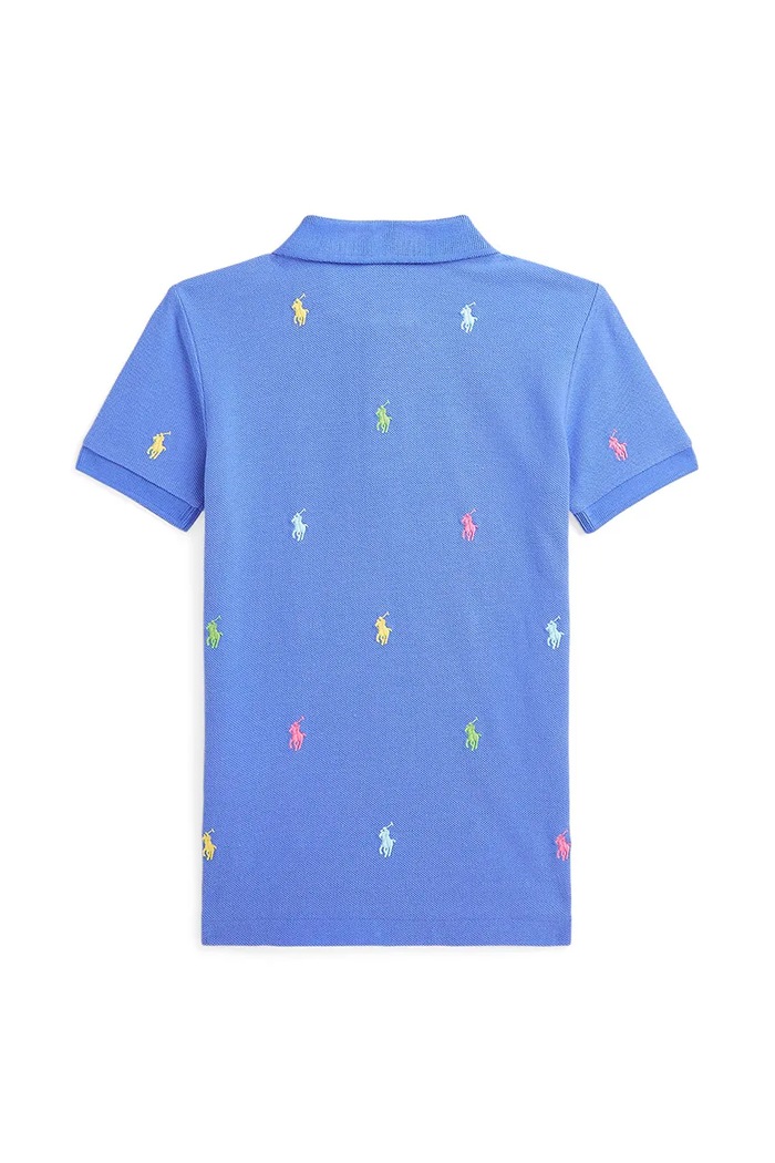 Polo Ralph Lauren polo bawełniane dziecięce 322882605008 niebieski SS25