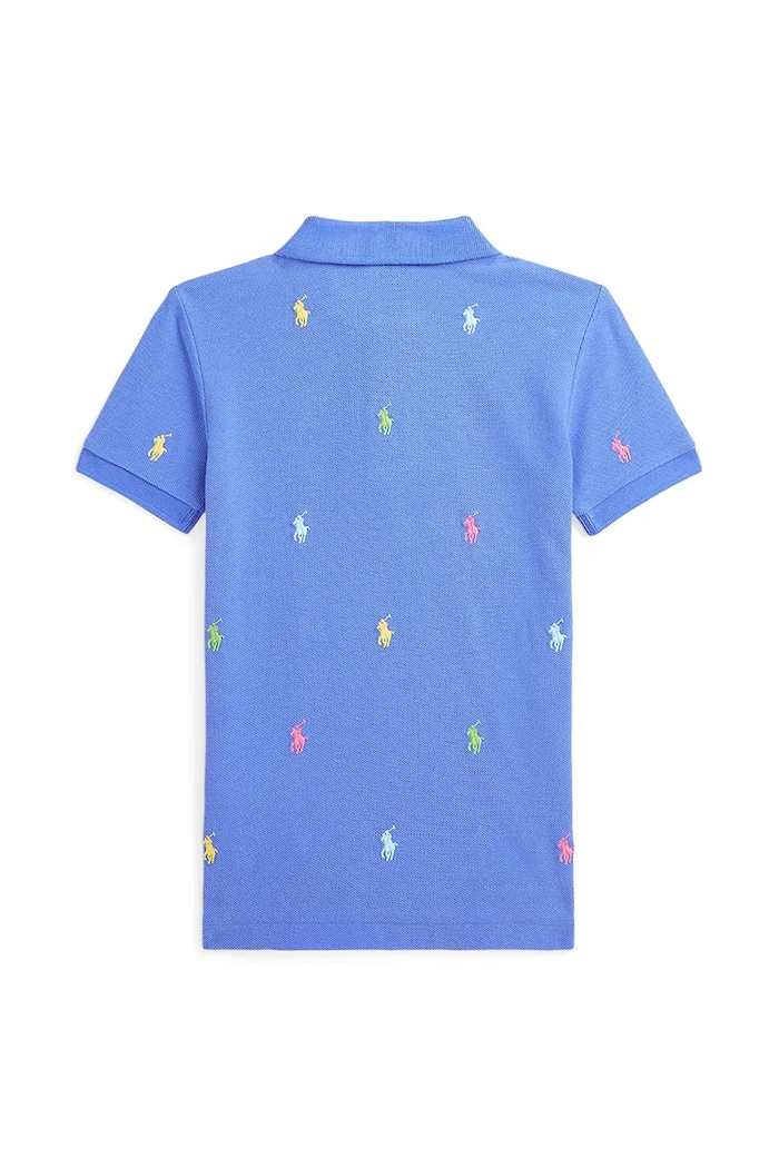 Polo Ralph Lauren polo bawełniane dziecięce 322882605008 niebieski SS25