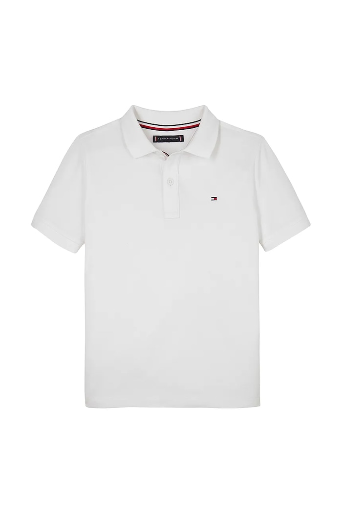Dětské polo tričko Tommy Hilfiger KB0KB09103.128.176.PPYA bílá SS25