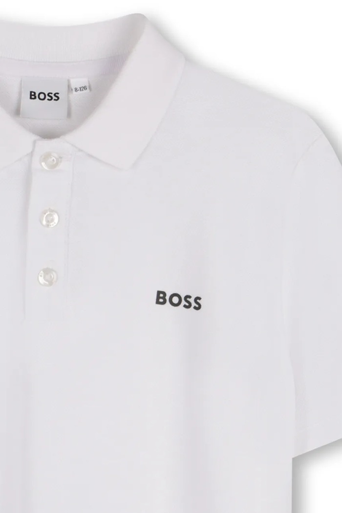 Dječaci Pamučna polo majica BOSS J52014.114.150 bijela