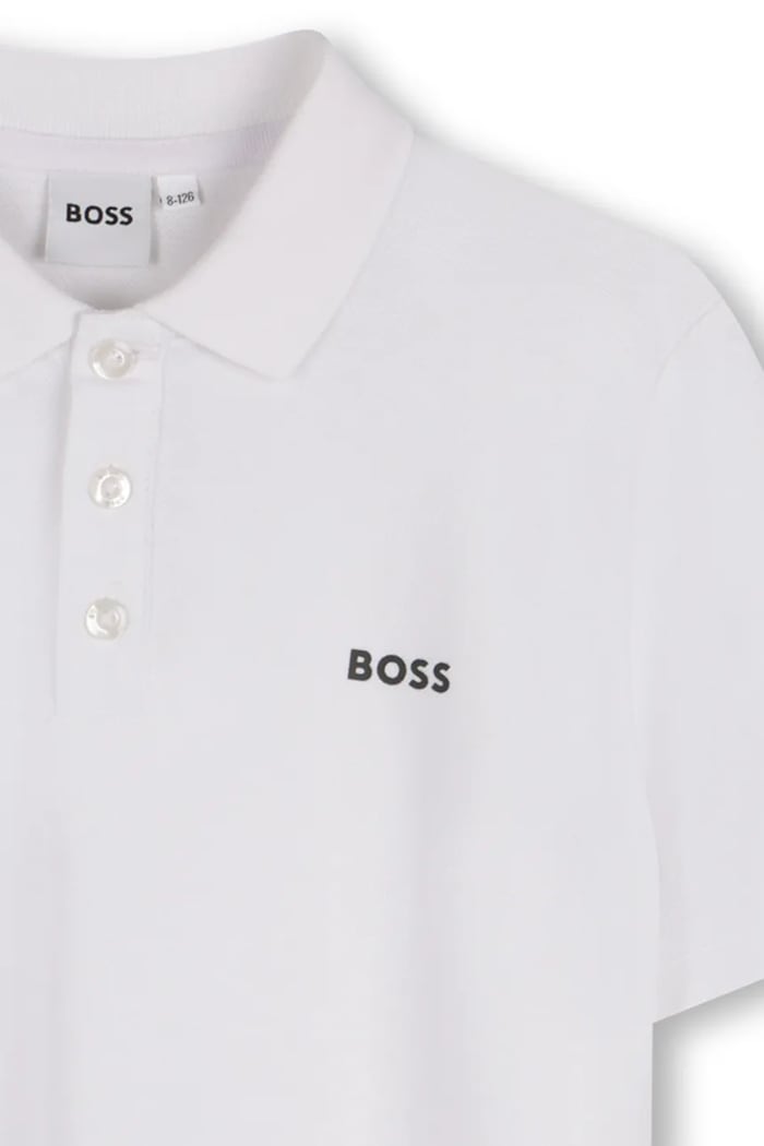Dječaci Pamučna polo majica BOSS J52014.114.150 bijela