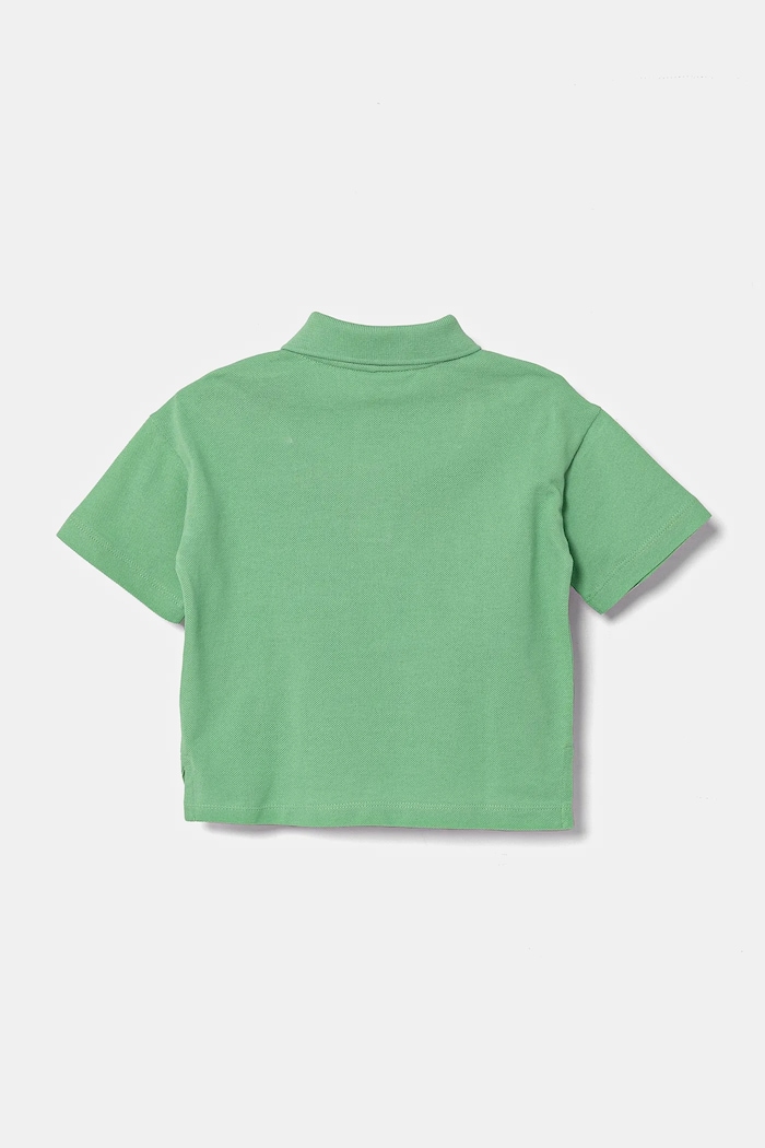 Lacoste tricouri polo din bumbac pentru copii PJ2482 verde SS25