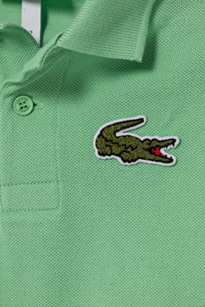 Băieți Lacoste tricouri polo din bumbac pentru copii PJ2482 verde