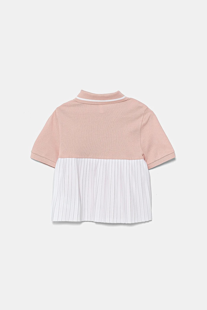 Dječja polo majica Lacoste PJ8439 narančasta SS25