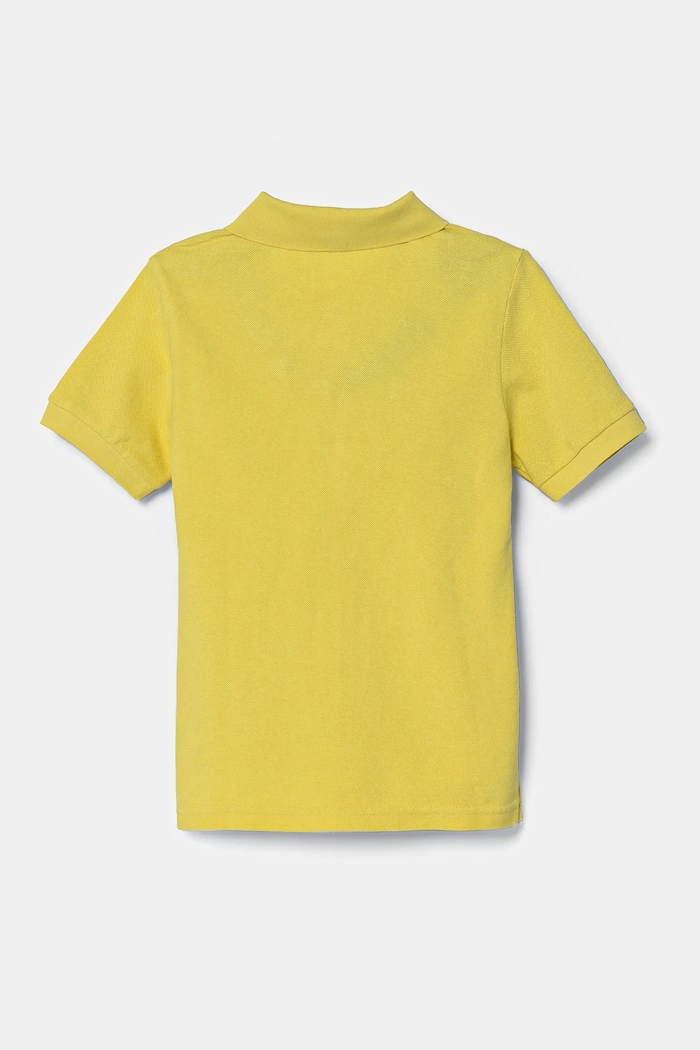 Dětská bavlněná polokošile United Colors of Benetton 3089G3008.P.Season.PPYA zelená SS25