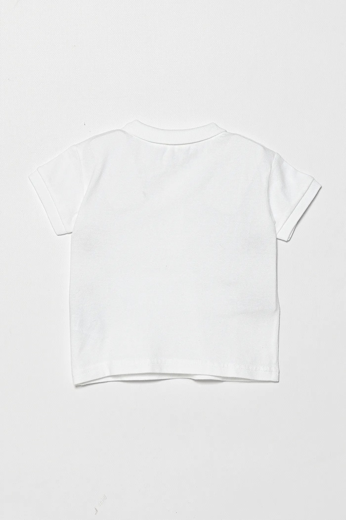 United Colors of Benetton polo niemowlęce 3WG9A3007.W.Seasonal biały SS25