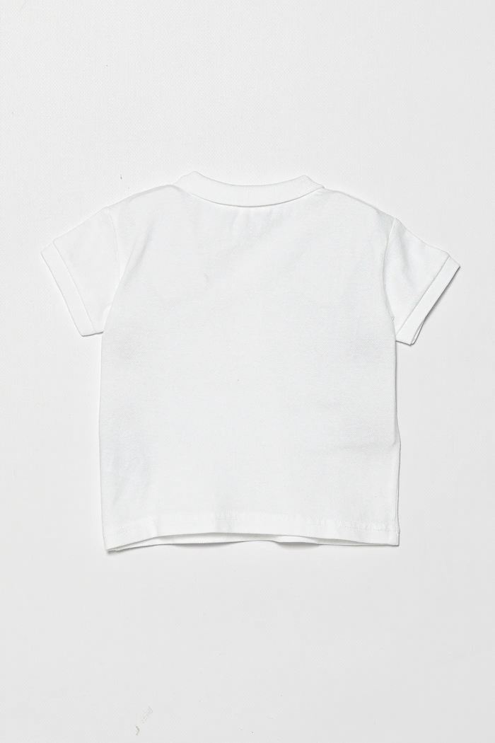 United Colors of Benetton polo niemowlęce 3WG9A3007.W.Seasonal biały SS25