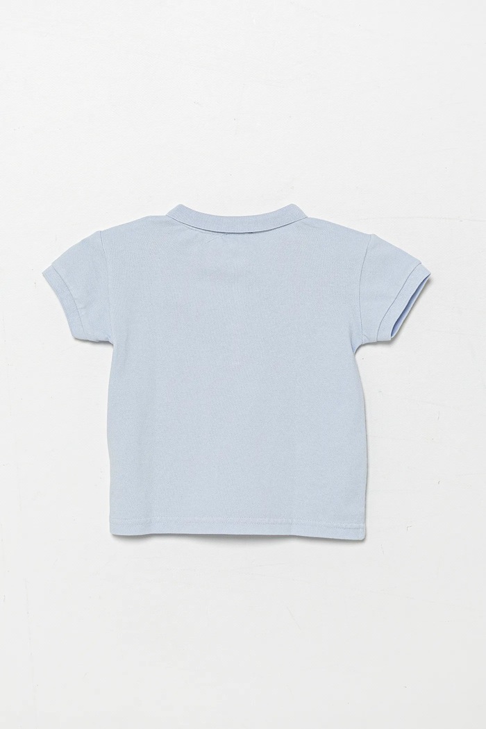 United Colors of Benetton polo niemowlęce 3WG9A3007.W.Seasonal niebieski SS25