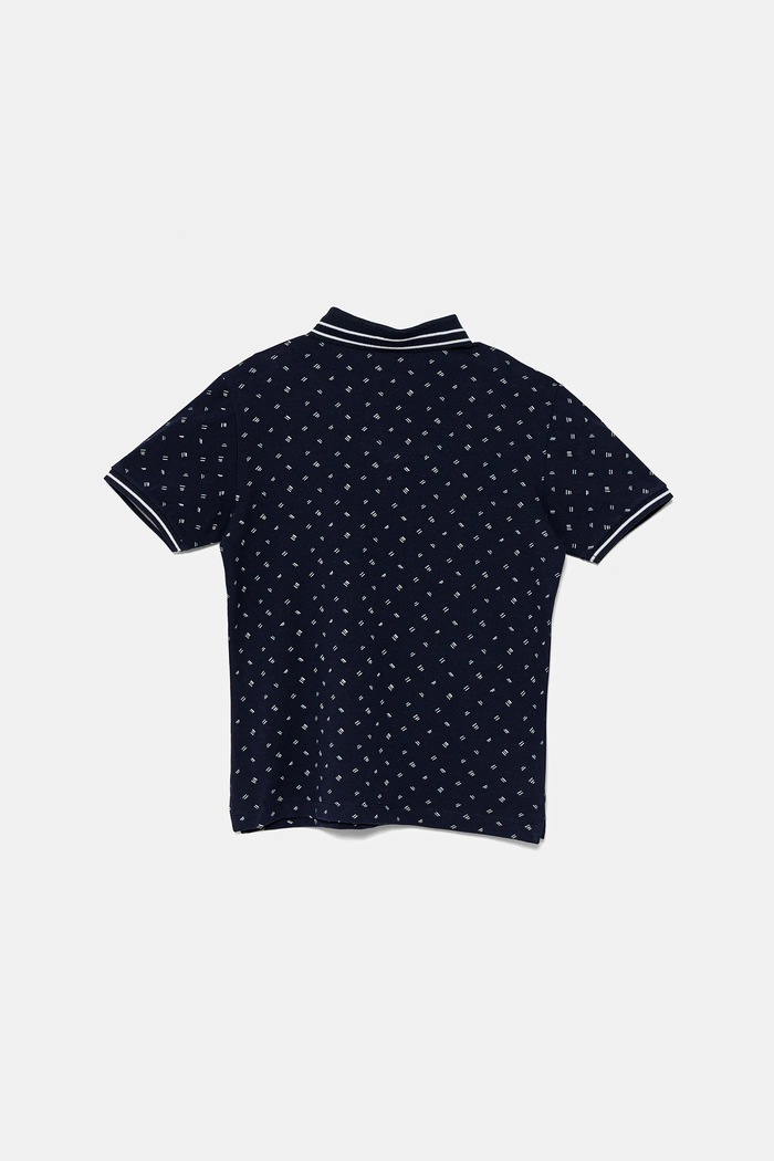 United Colors of Benetton polo bawełniane dziecięce 3H35C301V.G.Seasonal granatowy SS25