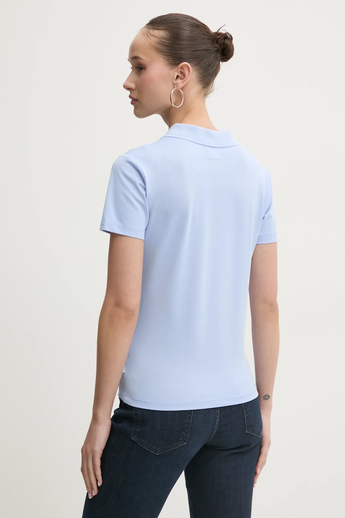 Odzież Guess Jeans polo W5RP47.KARS2 niebieski