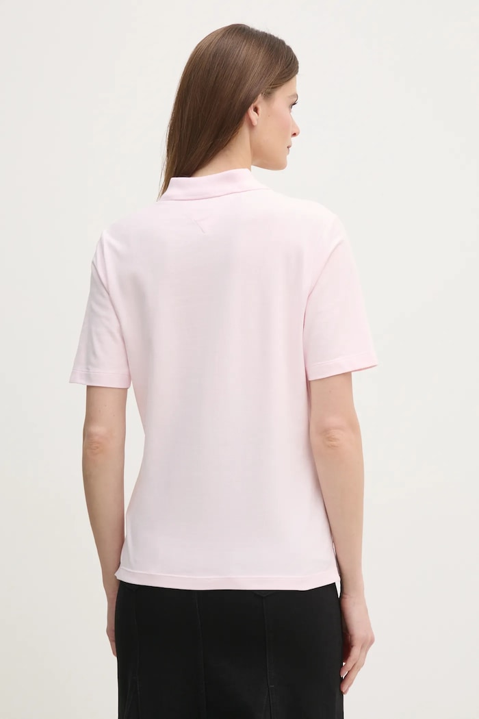 Oblečenie Tommy Hilfiger polo tričko dámske s bavlnou WW0WW43224 ružová