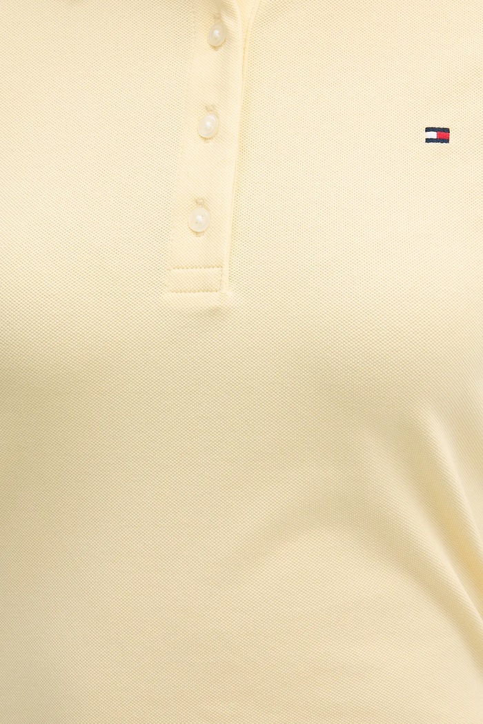 Tommy Hilfiger polo tričko dámske s bavlnou WW0WW43225 žltá