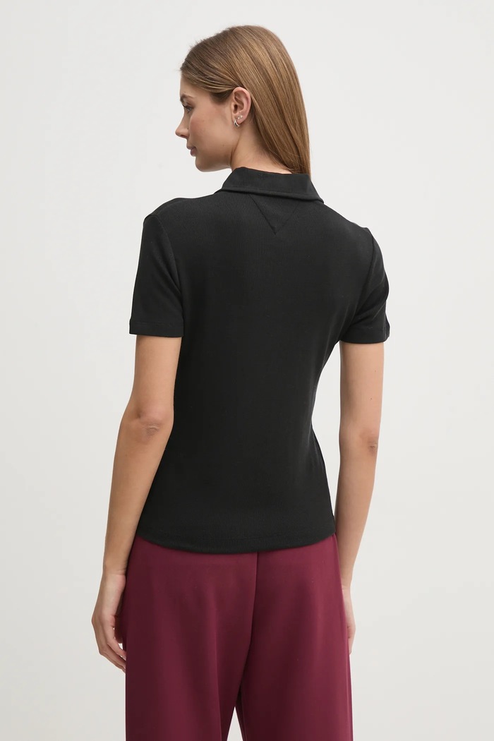 Ruházat Tommy Hilfiger poló WW0WW44446 fekete