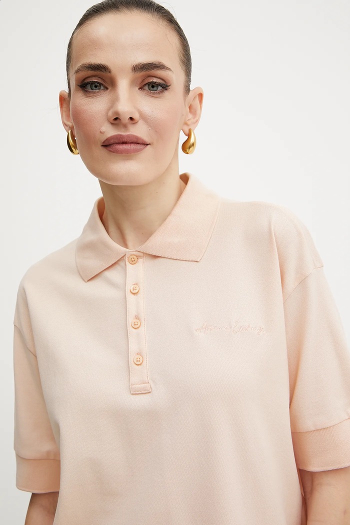 Polo majica Armani Exchange narančasta XW000887.AF10819