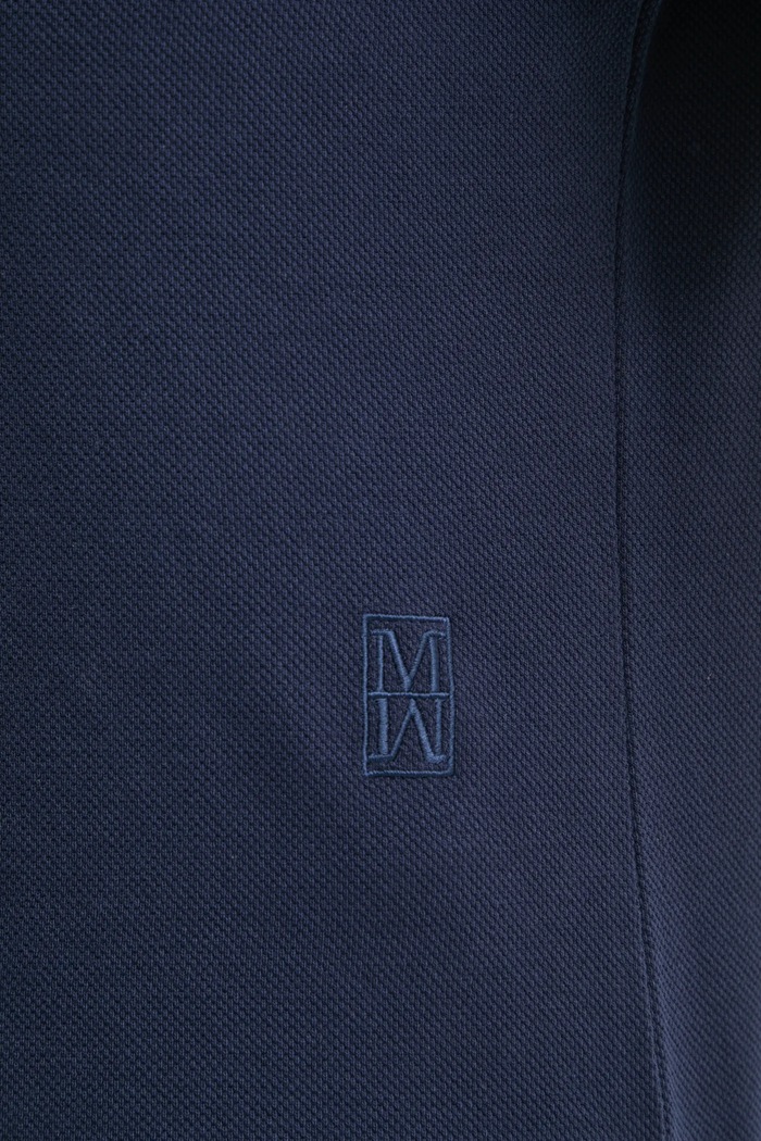 Pamučna majica Marc O'Polo 502209453015 mornarsko plava