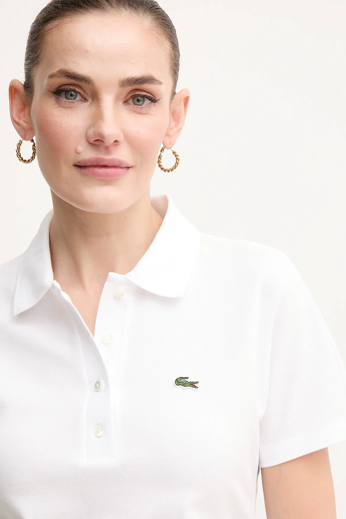 Polo tričko Lacoste biela PF9589