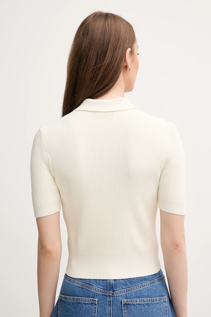 Odzież United Colors of Benetton polo 124ME3019 beżowy
