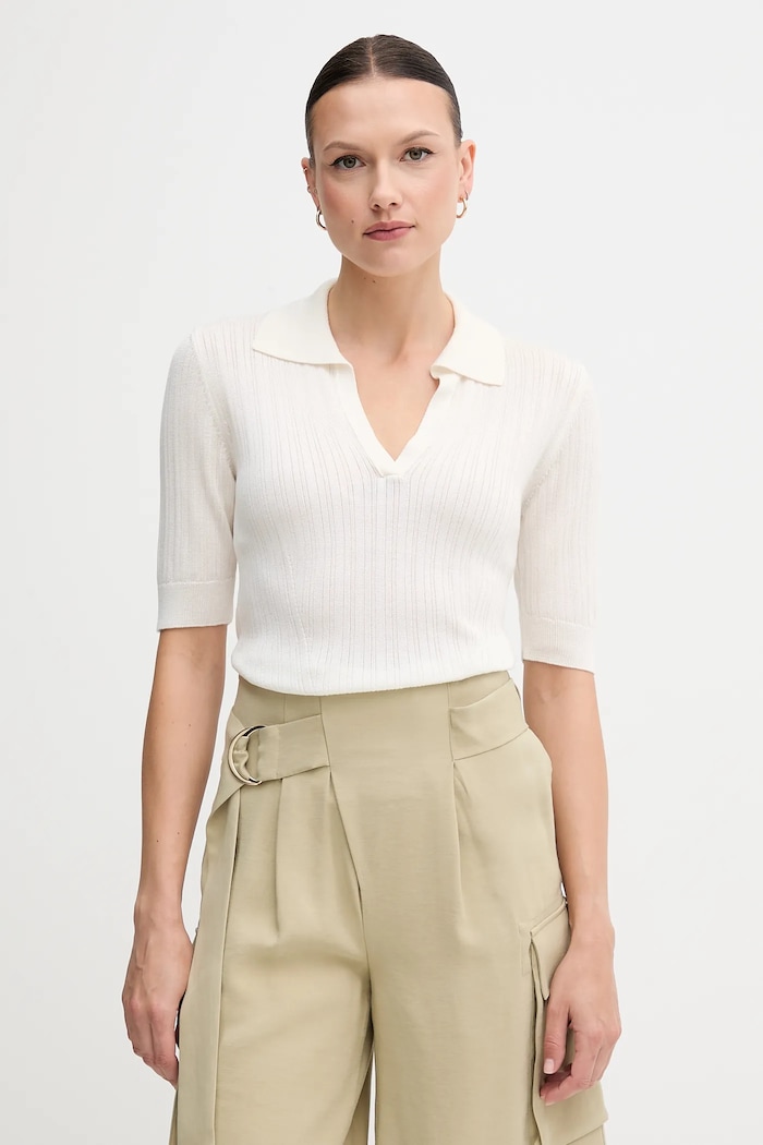 United Colors of Benetton polo pozostałe beżowy 123VD3018