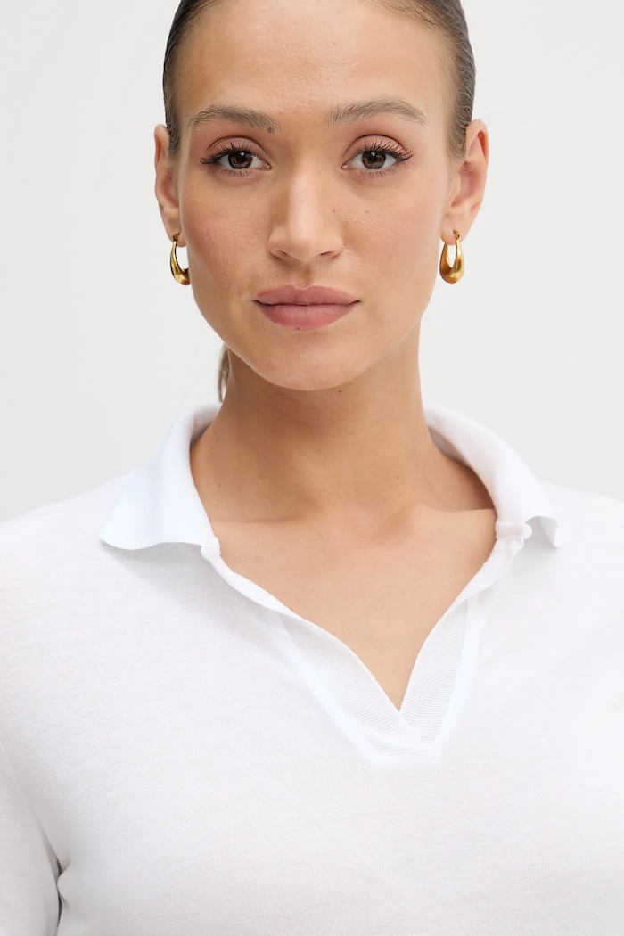 Polo tričko Calvin Klein biela LV044B208G