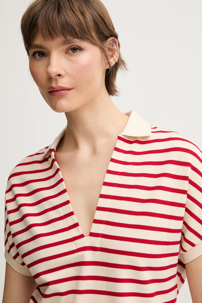 Tommy Hilfiger tricou polo rosu WW0WW44512