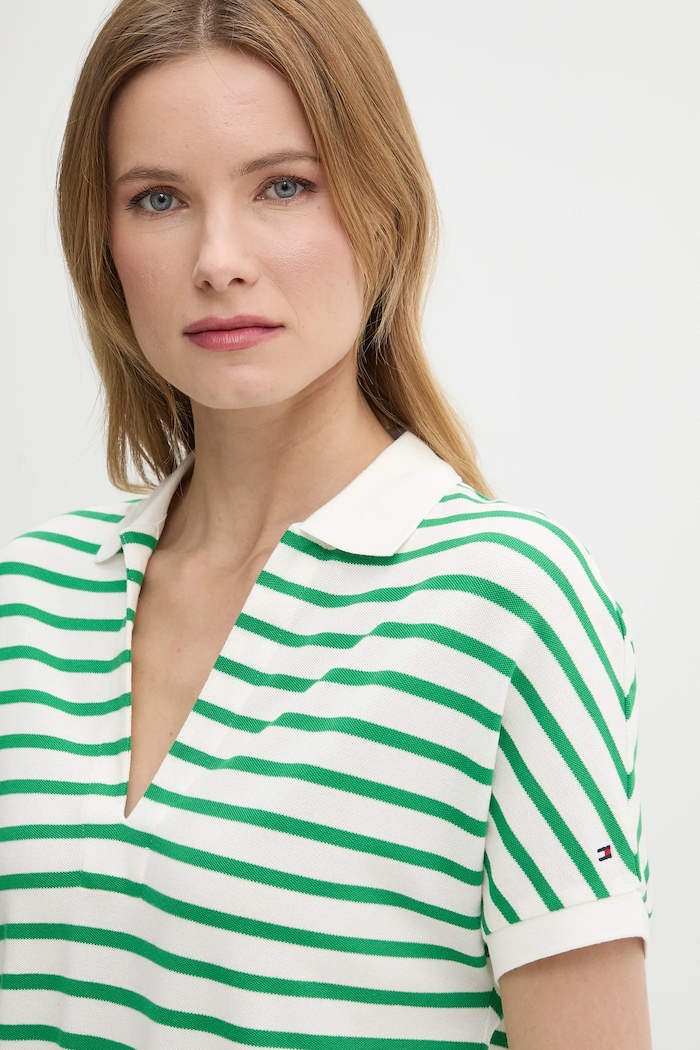 Polo majica Tommy Hilfiger zelena WW0WW44512