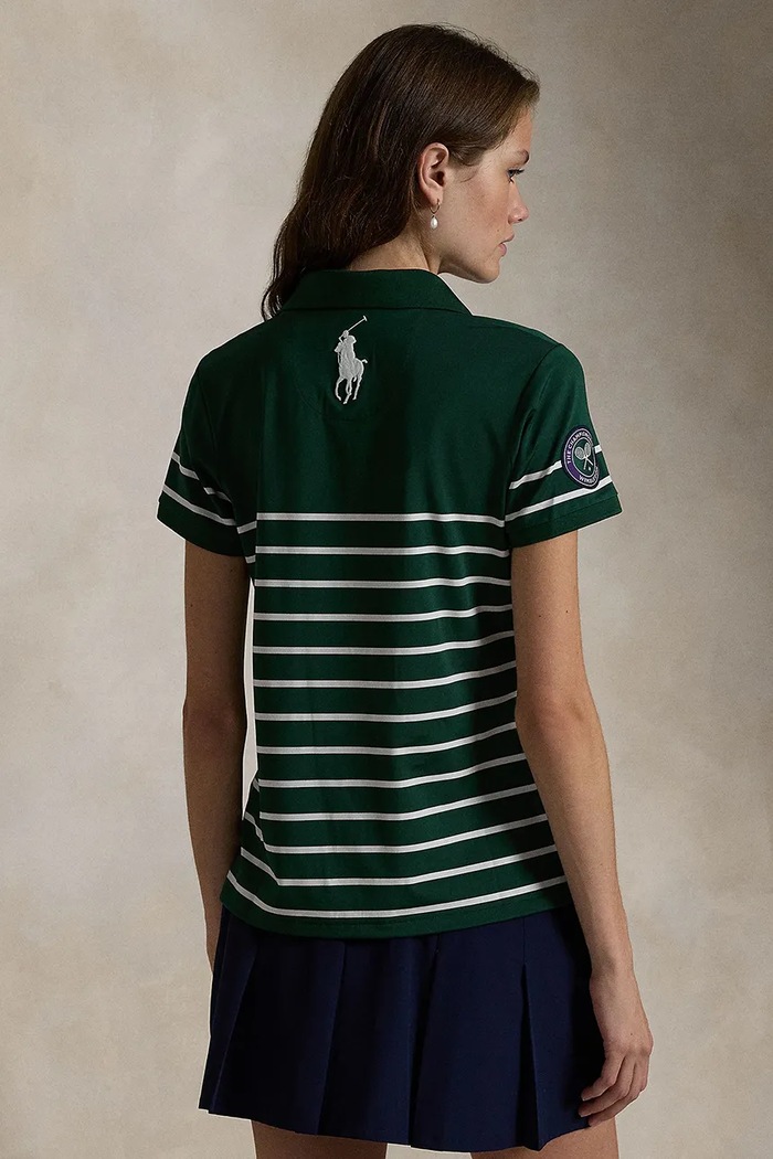 Polo tričko Polo Ralph Lauren Wimbledon Collection 211945774 zelená SS25