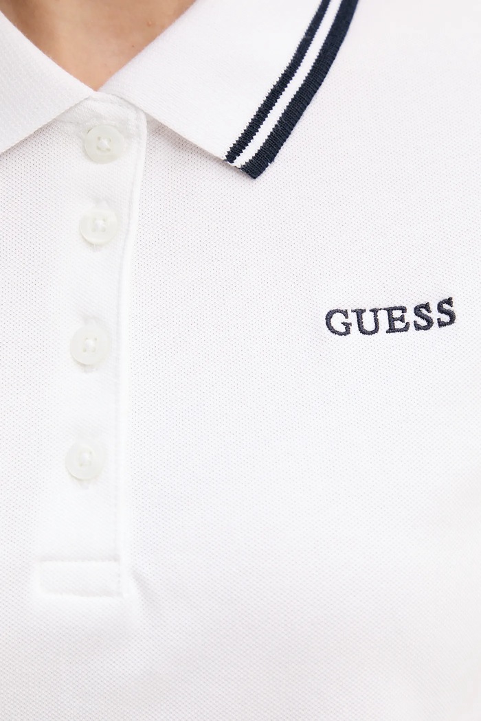 Polo tričko Guess AMARYLLIS Guess V5GP06.KCOK1 bílá