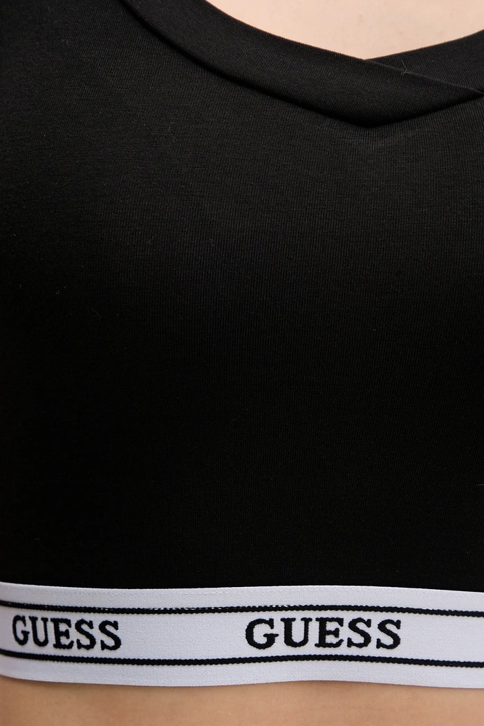 Guess tricou polo ALINE V5GP07.KCSA2 negru